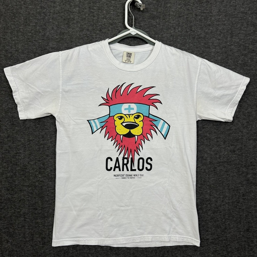 Chance the Rapper Magnificent Coloring World Tour Tee T-Shirt Size Medium Carlos